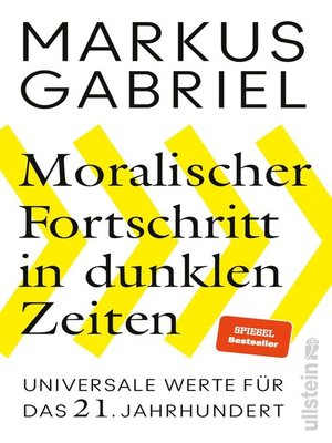 cover image of Moralischer Fortschritt in dunklen Zeiten